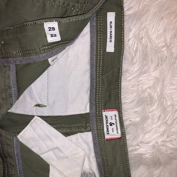 Olive Jack and Jones chinos - Picture 3 of 3